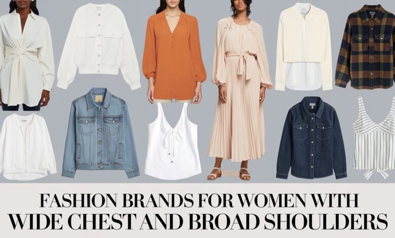 Fashion Brands for Women with Wide Chest and Broad Shoulders