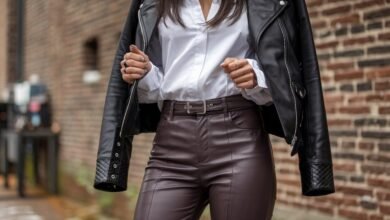 Leather Pants Outfit